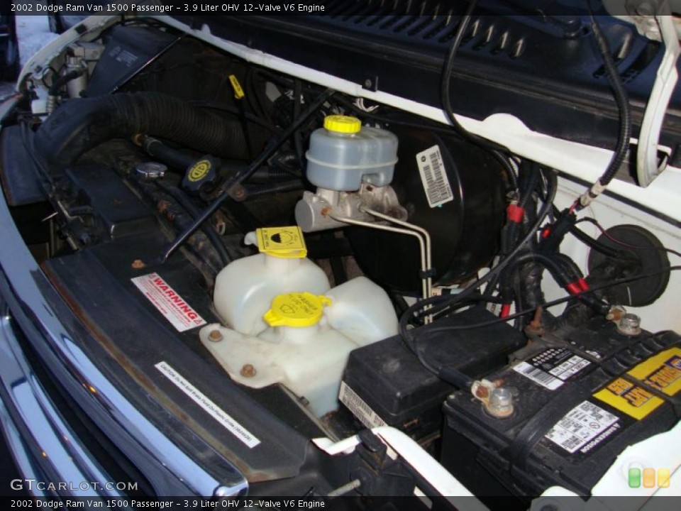 3.9 Liter OHV 12-Valve V6 Engine for the 2002 Dodge Ram Van #43208734