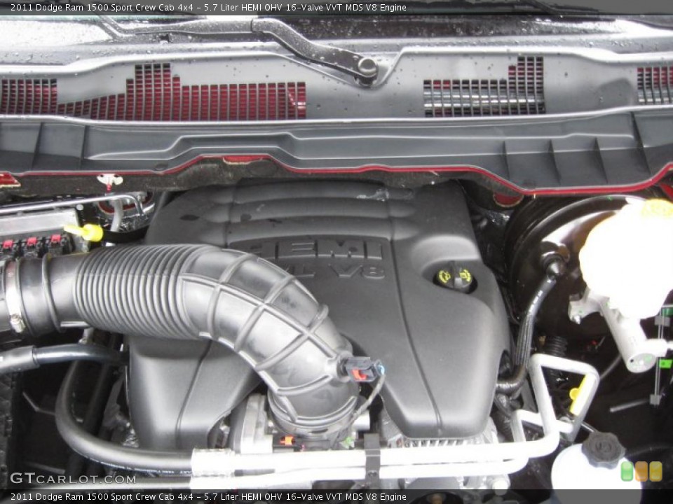 5.7 Liter HEMI OHV 16-Valve VVT MDS V8 Engine for the 2011 Dodge Ram 1500 #43211814