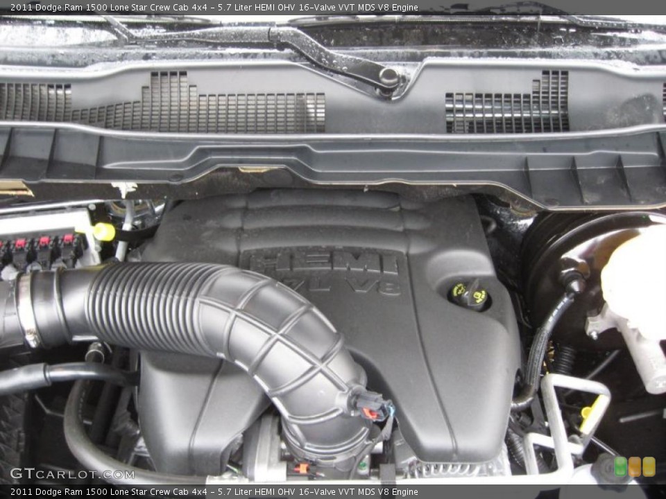 5.7 Liter HEMI OHV 16-Valve VVT MDS V8 Engine for the 2011 Dodge Ram 1500 #43212078