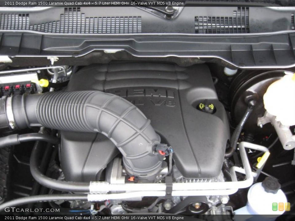 5.7 Liter HEMI OHV 16-Valve VVT MDS V8 Engine for the 2011 Dodge Ram 1500 #43212362