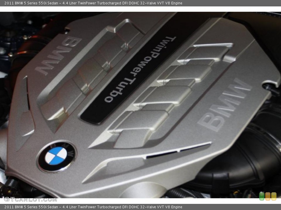 4.4 Liter TwinPower Turbocharged DFI DOHC 32-Valve VVT V8 Engine for the 2011 BMW 5 Series #43227103