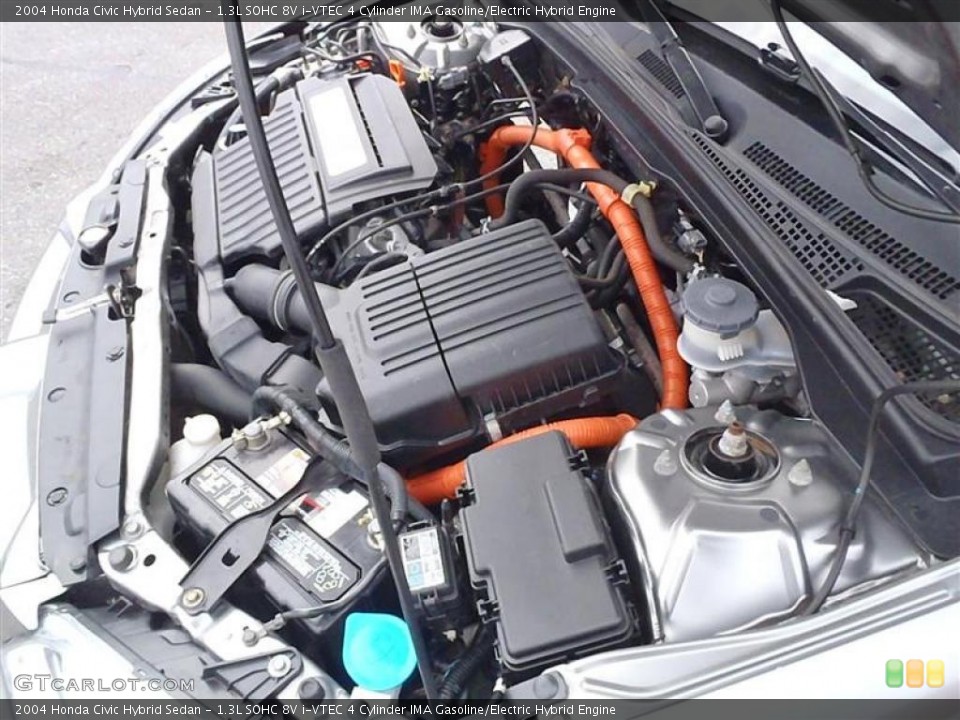 1.3L SOHC 8V i-VTEC 4 Cylinder IMA Gasoline/Electric Hybrid Engine for the 2004 Honda Civic #43229211