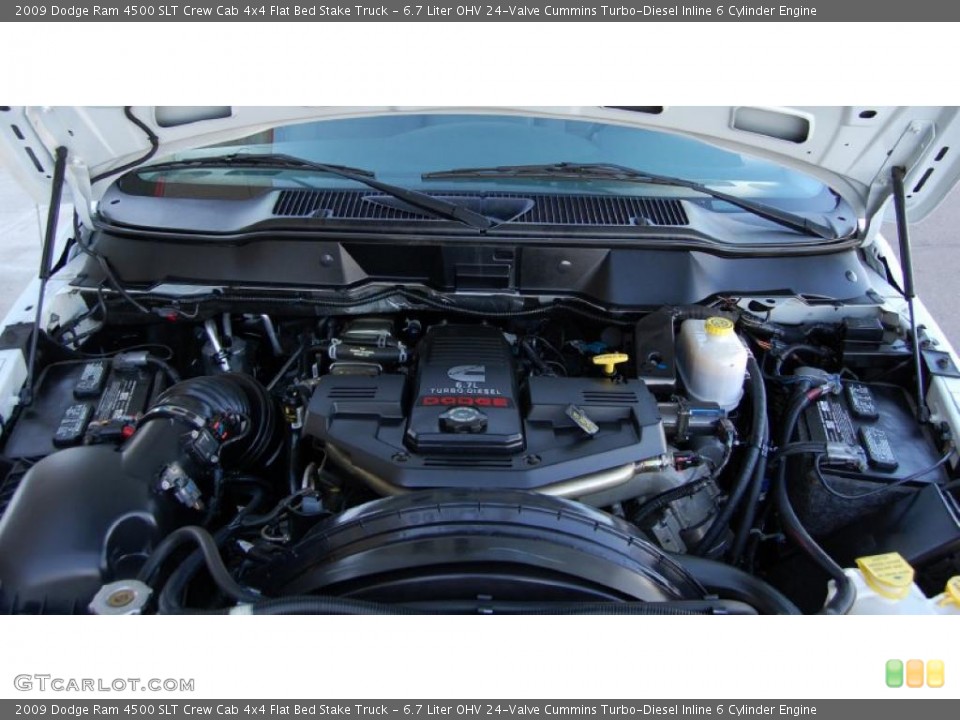 6.7 Liter OHV 24-Valve Cummins Turbo-Diesel Inline 6 Cylinder 2009 Dodge Ram 4500 Engine