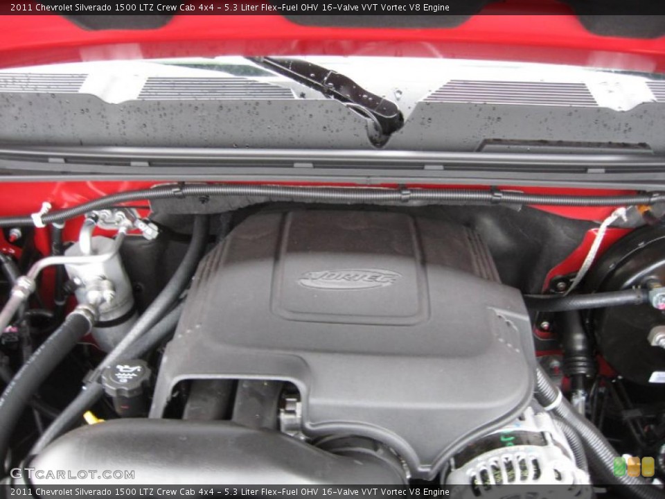 5.3 Liter Flex-Fuel OHV 16-Valve VVT Vortec V8 Engine for the 2011 Chevrolet Silverado 1500 #43287208