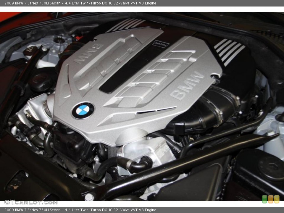 4.4 Liter Twin-Turbo DOHC 32-Valve VVT V8 Engine for the 2009 BMW 7 Series #43303464