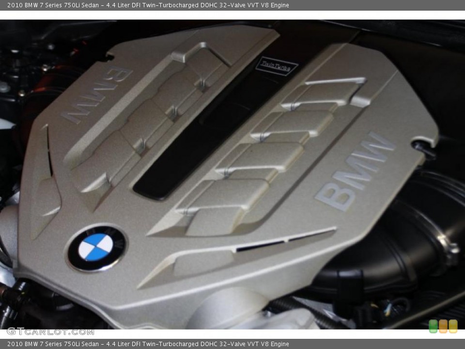 4.4 Liter DFI Twin-Turbocharged DOHC 32-Valve VVT V8 Engine for the 2010 BMW 7 Series #43304634
