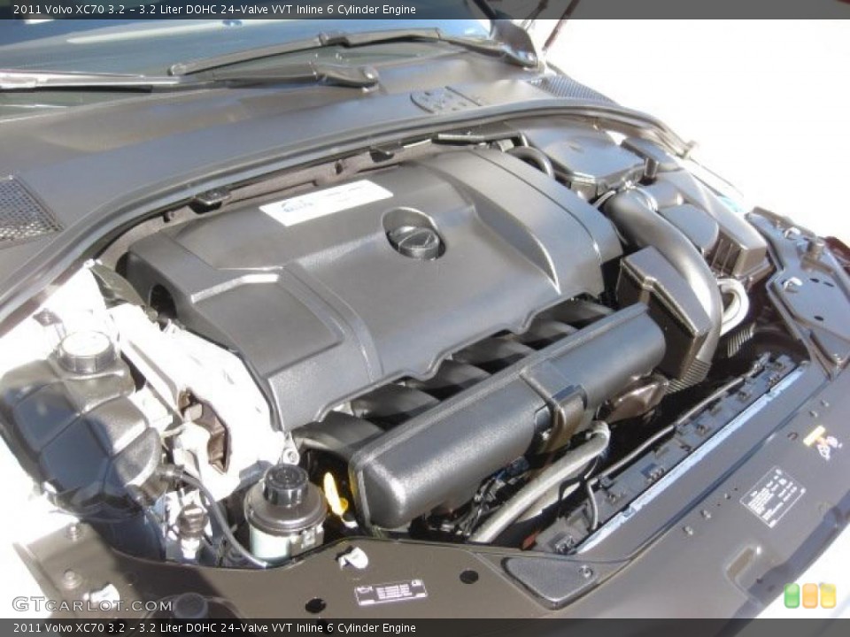 3.2 Liter DOHC 24-Valve VVT Inline 6 Cylinder 2011 Volvo XC70 Engine