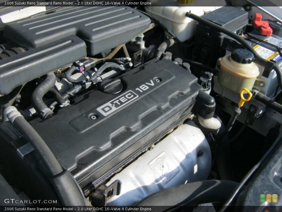 2.0 Liter DOHC 16-Valve 4 Cylinder Engine for the 2006 Suzuki Reno #43312735