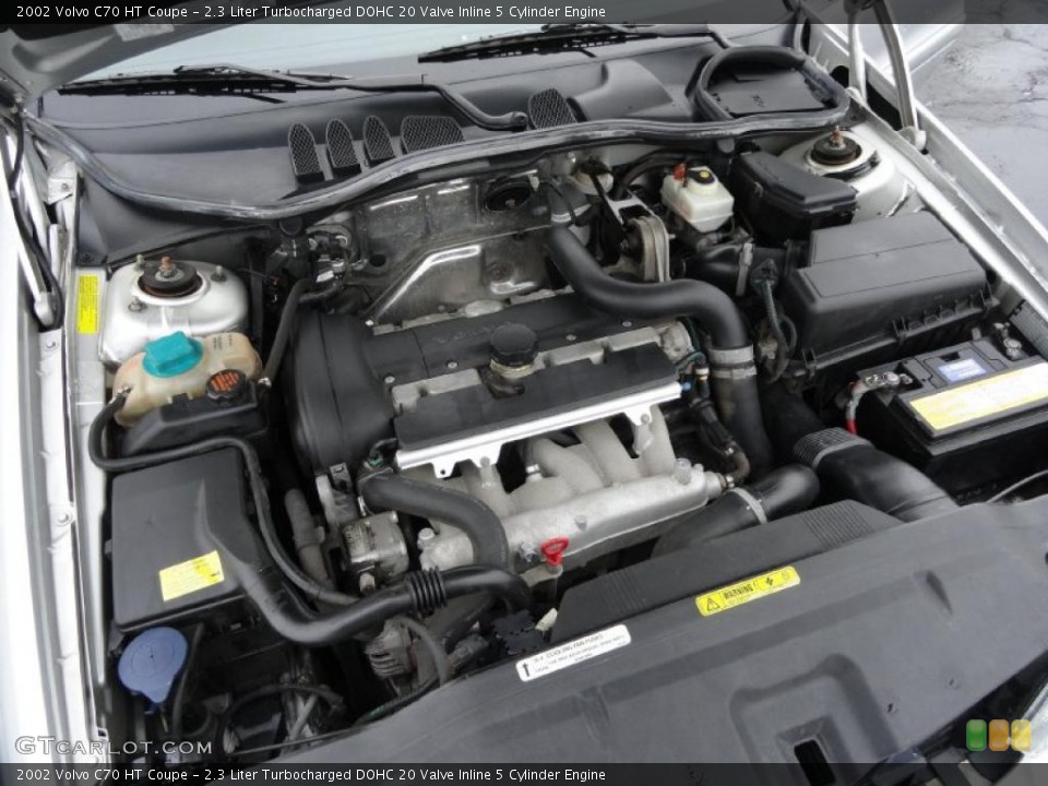 2.3 Liter Turbocharged DOHC 20 Valve Inline 5 Cylinder Engine for the 2002 Volvo C70 #43323901