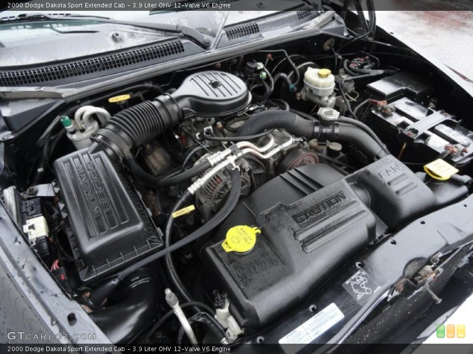3.9 Liter OHV 12-Valve V6 Engine for the 2000 Dodge Dakota #43324222