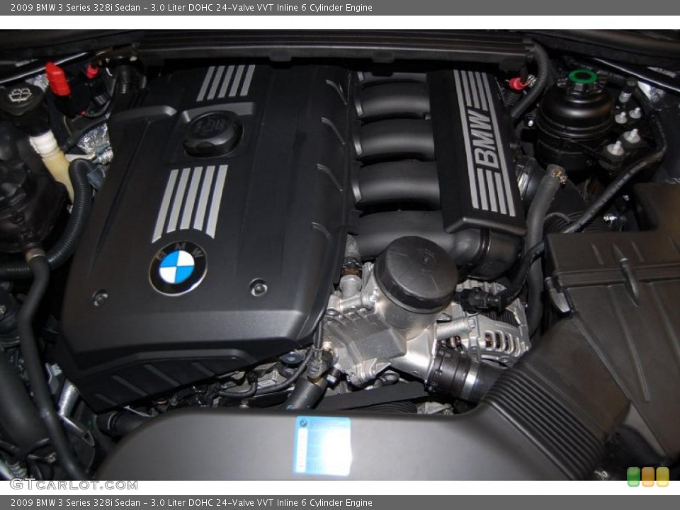 3.0 Liter DOHC 24-Valve VVT Inline 6 Cylinder Engine for the 2009 BMW 3 Series #43326499