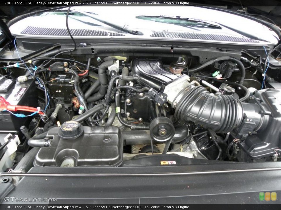 54 Liter Svt Supercharged Sohc 16 Valve Triton V8 Engine For The 2003