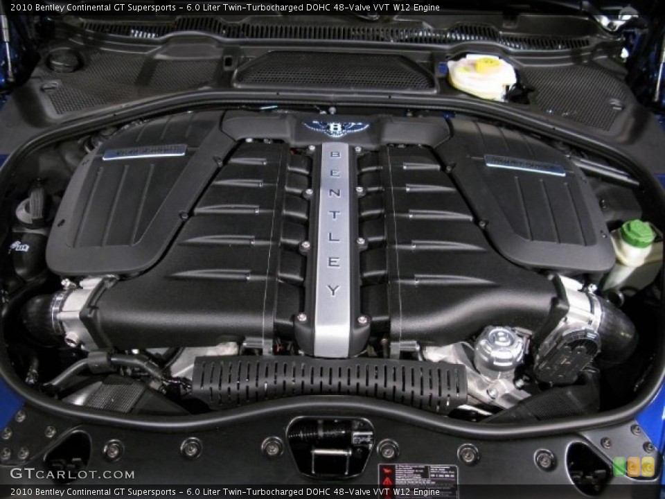 6.0 Liter Twin-Turbocharged DOHC 48-Valve VVT W12 Engine for the 2010 Bentley Continental GT #43344087