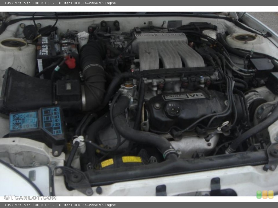 3.0 Liter DOHC 24-Valve V6 Engine for the 1997 Mitsubishi 3000GT #43351324