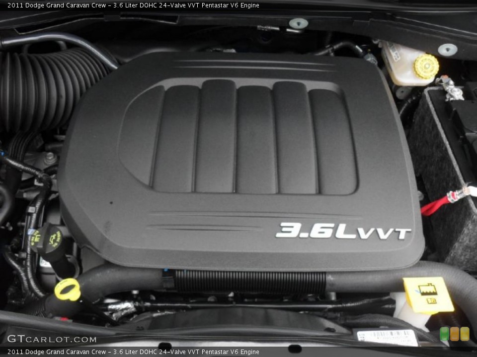 3.6 Liter DOHC 24-Valve VVT Pentastar V6 Engine for the 2011 Dodge Grand Caravan #43354427