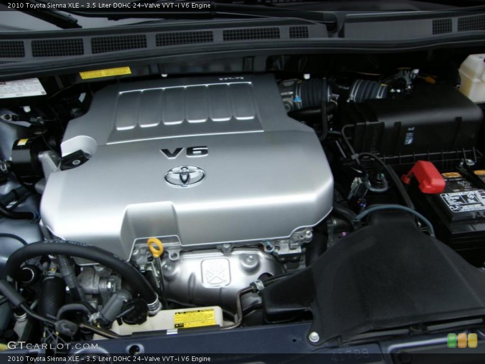 3.5 Liter DOHC 24-Valve VVT-i V6 Engine for the 2010 Toyota Sienna #43354761