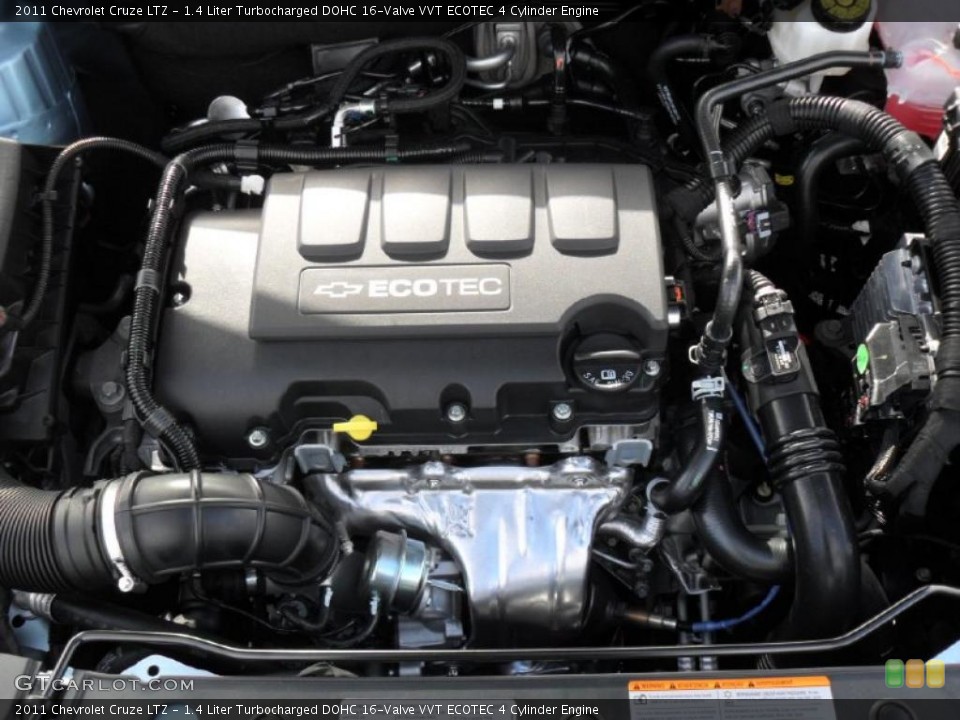 1.4 Liter Turbocharged DOHC 16-Valve VVT ECOTEC 4 Cylinder Engine for the 2011 Chevrolet Cruze #43361659