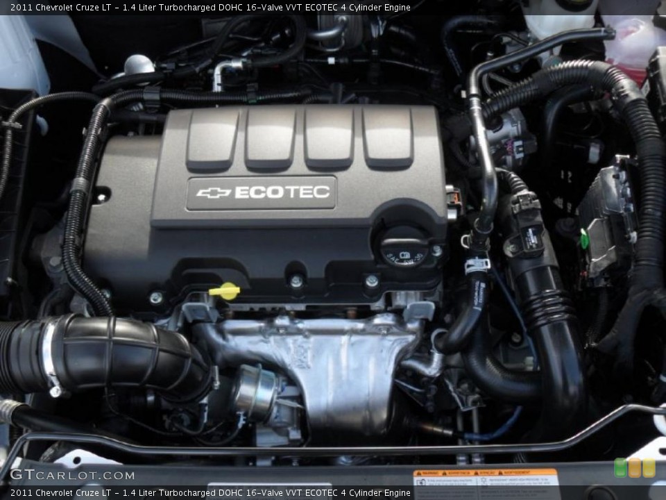 1.4 Liter Turbocharged DOHC 16-Valve VVT ECOTEC 4 Cylinder Engine for the 2011 Chevrolet Cruze #43363335