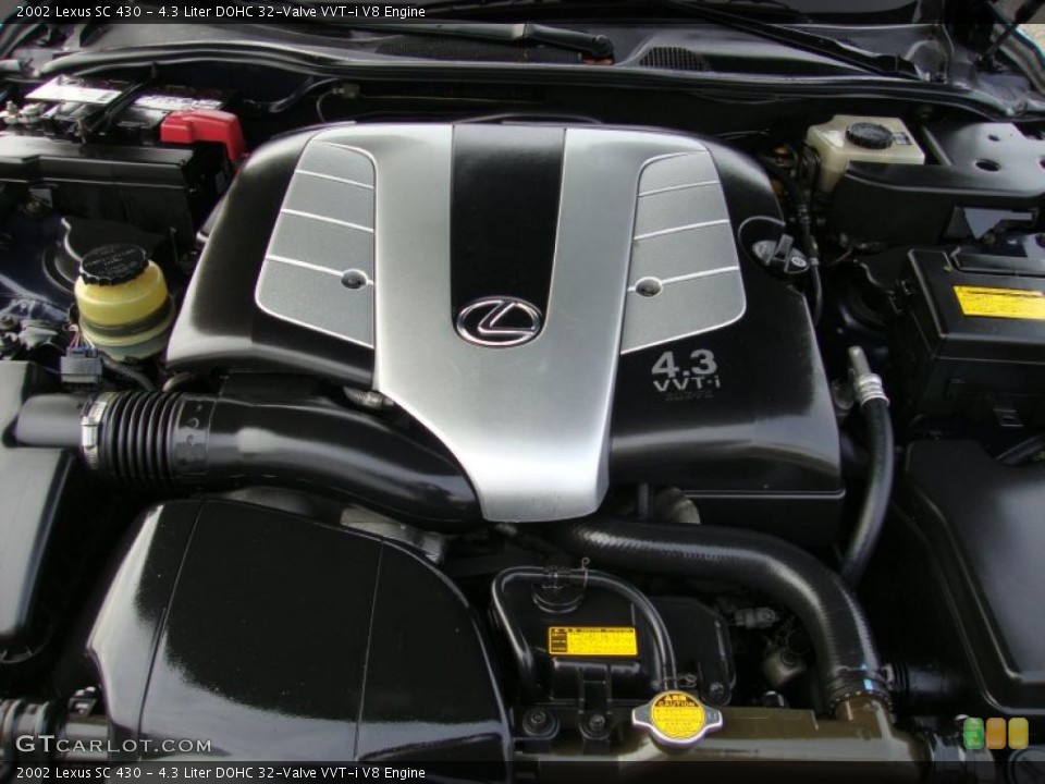4.3 Liter DOHC 32-Valve VVT-i V8 Engine for the 2002 Lexus SC #43369016