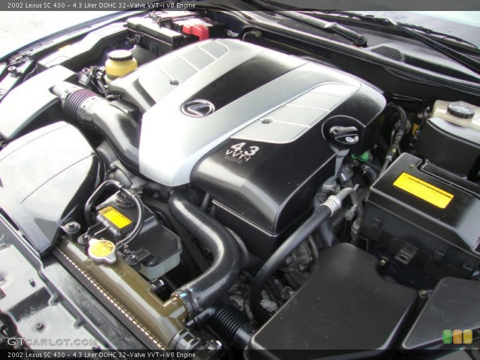 4.3 Liter DOHC 32-Valve VVT-i V8 Engine for the 2002 Lexus SC #43369032