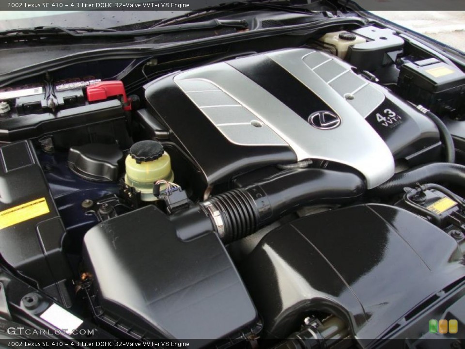 4.3 Liter DOHC 32-Valve VVT-i V8 Engine for the 2002 Lexus SC #43369060