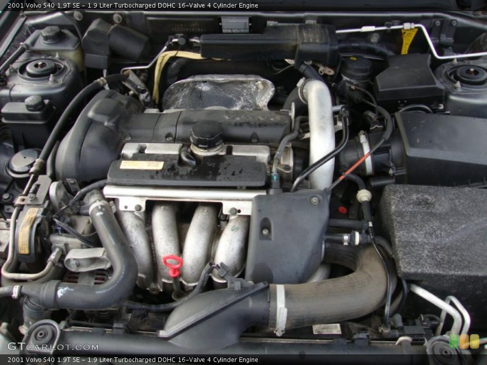 1.9 Liter Turbocharged DOHC 16-Valve 4 Cylinder Engine for the 2001 Volvo S40 #43372208