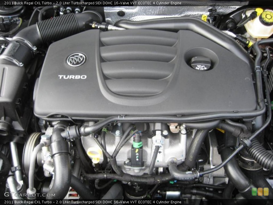 2.0 Liter Turbocharged SIDI DOHC 16-Valve VVT ECOTEC 4 Cylinder Engine for the 2011 Buick Regal #43378014