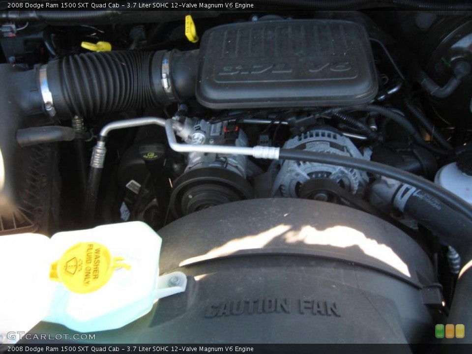 3.7 Liter SOHC 12-Valve Magnum V6 Engine for the 2008 Dodge Ram 1500 #43378287