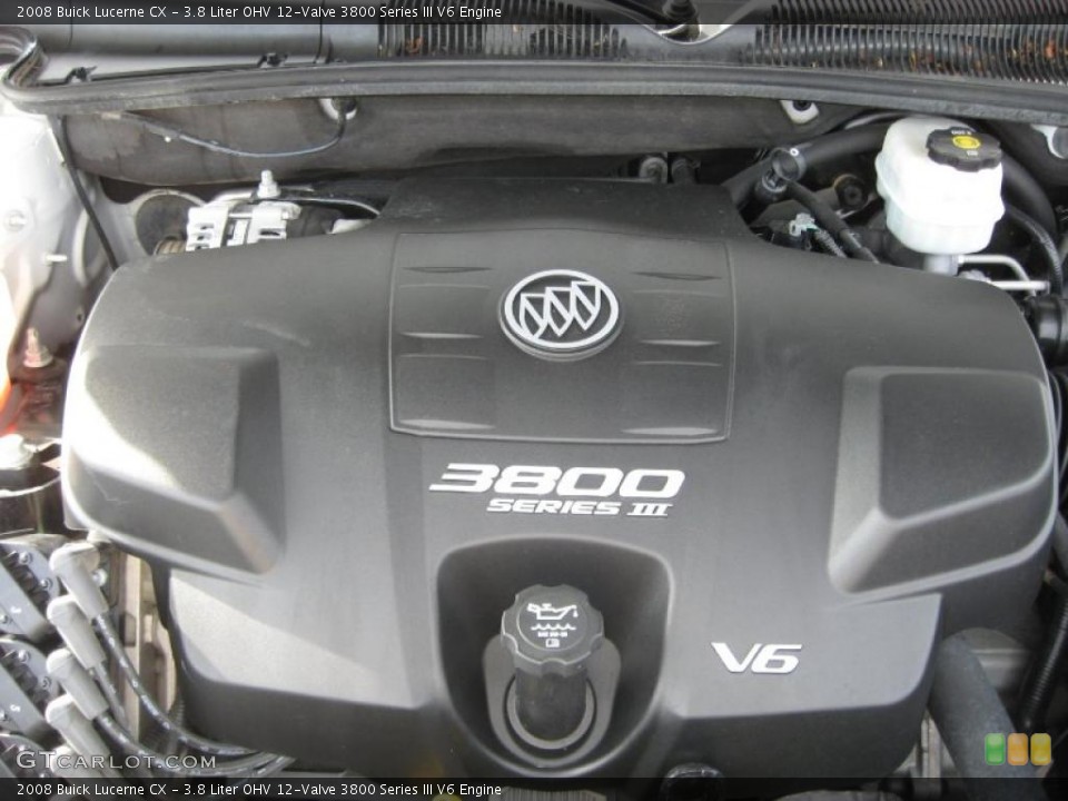 3.8 Liter OHV 12-Valve 3800 Series III V6 Engine for the 2008 Buick Lucerne #43379555