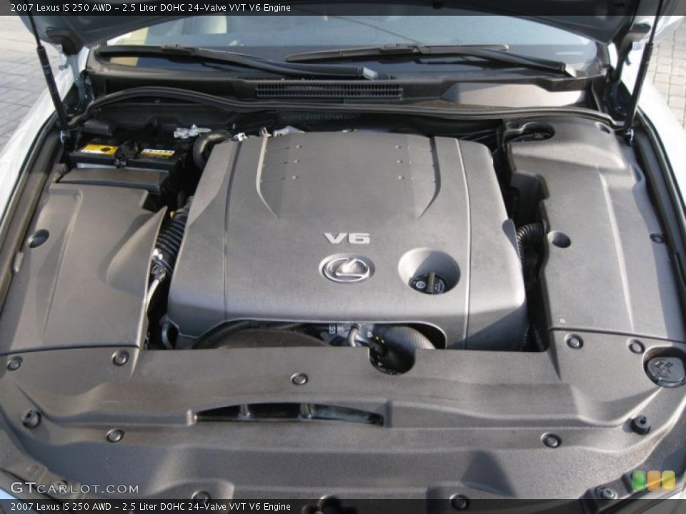 2.5 Liter DOHC 24-Valve VVT V6 Engine for the 2007 Lexus IS #43383381