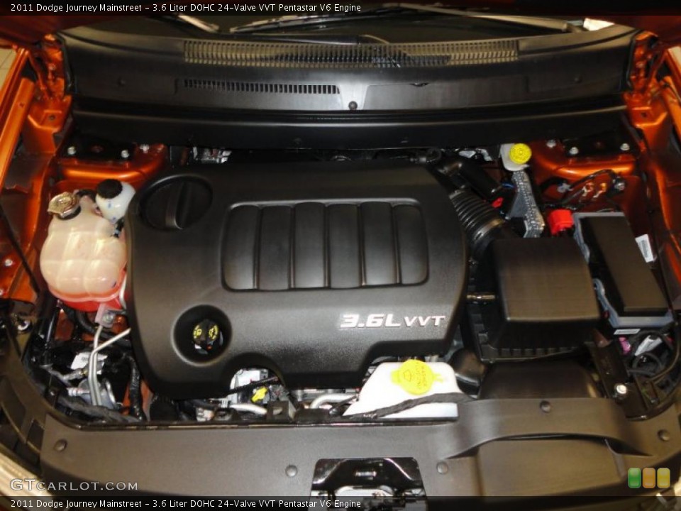 3.6 Liter DOHC 24-Valve VVT Pentastar V6 Engine for the 2011 Dodge Journey #43388103