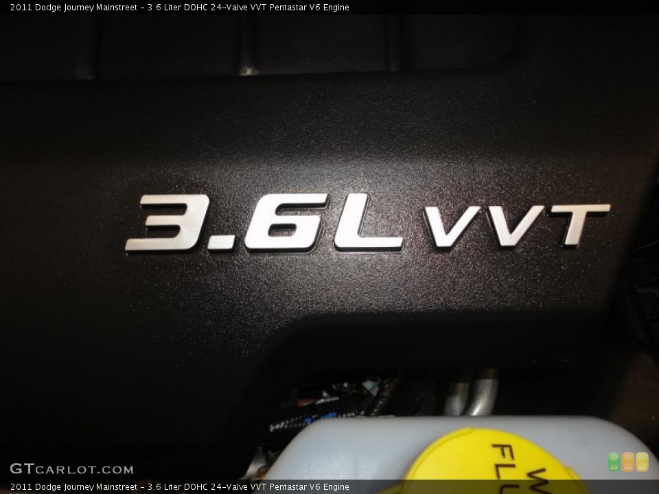 3.6 Liter DOHC 24-Valve VVT Pentastar V6 Engine for the 2011 Dodge Journey #43388119