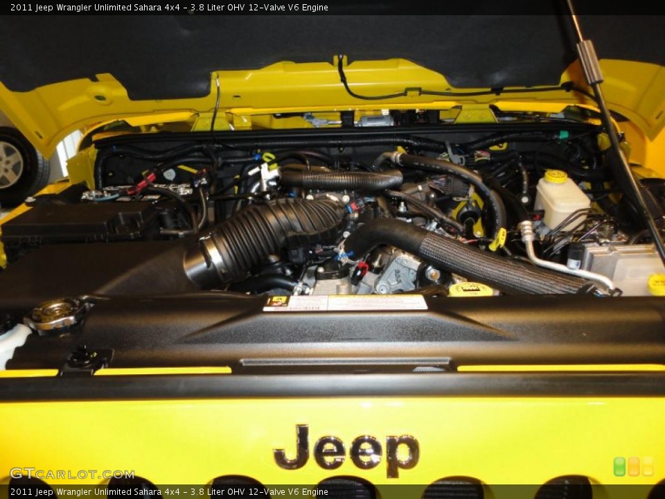 3.8 Liter OHV 12-Valve V6 Engine for the 2011 Jeep Wrangler Unlimited #43389235