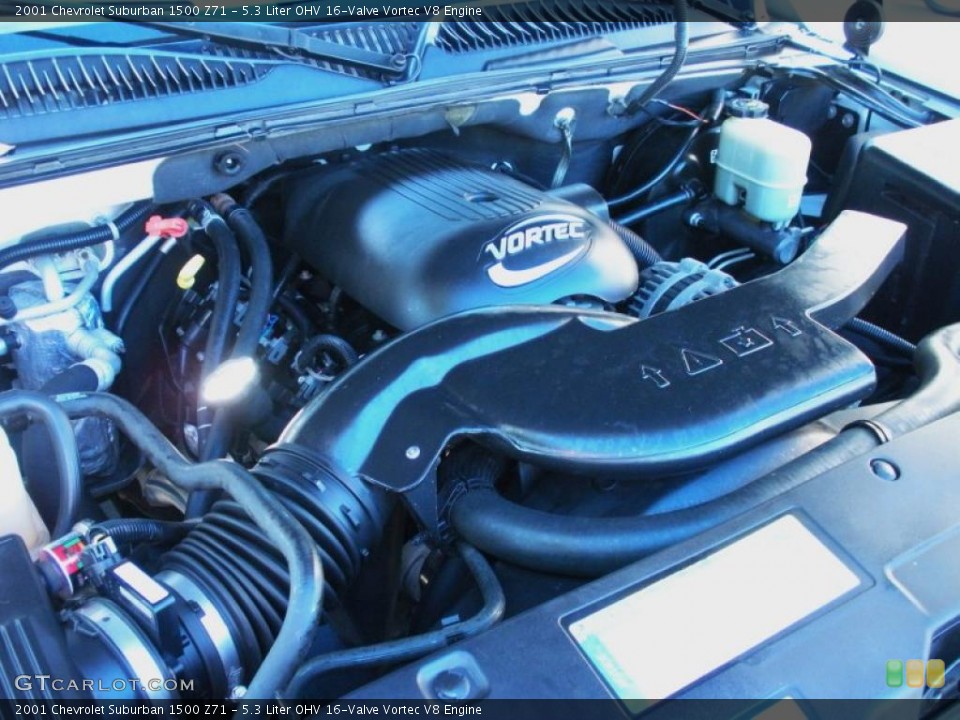 5.3 Liter OHV 16-Valve Vortec V8 Engine for the 2001 Chevrolet Suburban #43389964