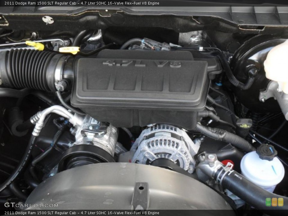 4.7 Liter SOHC 16-Valve Flex-Fuel V8 Engine for the 2011 Dodge Ram 1500 #43391031