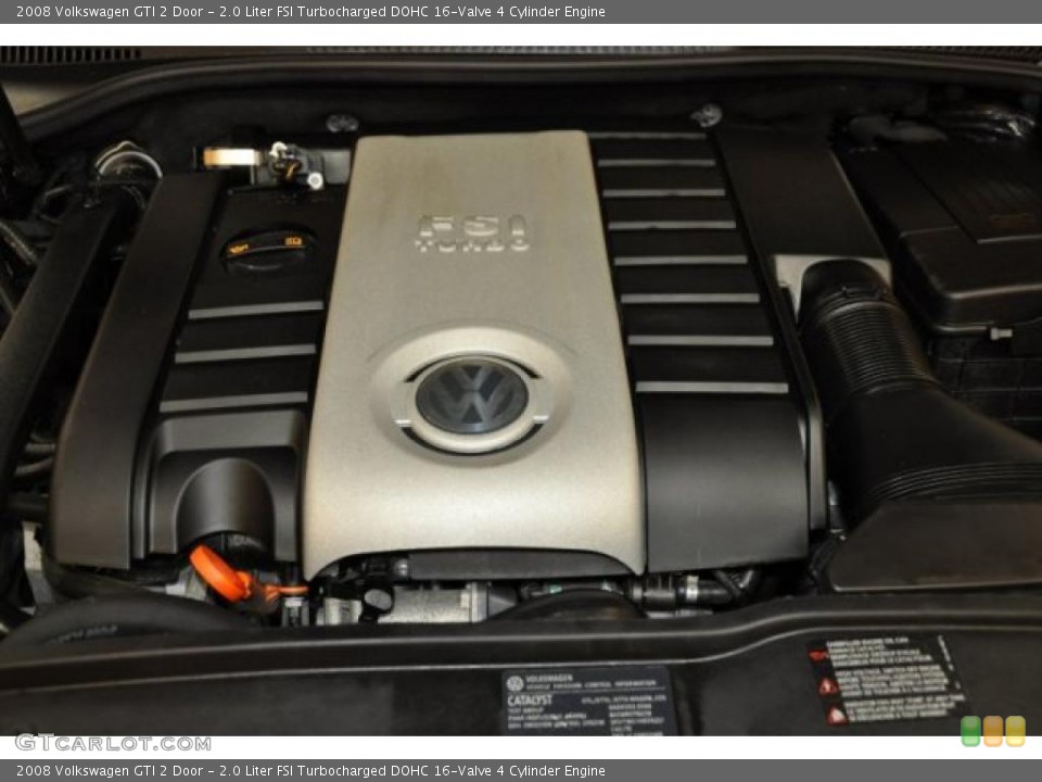 2.0 Liter FSI Turbocharged DOHC 16-Valve 4 Cylinder Engine for the 2008 Volkswagen GTI #43391259