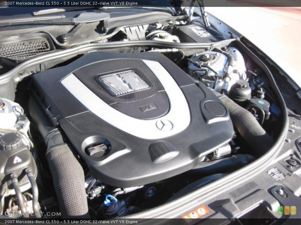 5.5 Liter DOHC 32-Valve VVT V8 Engine for the 2007 Mercedes-Benz CL #43411860