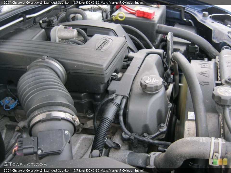 3.5 Liter DOHC 20-Valve Vortec 5 Cylinder Engine for the 2004 Chevrolet Colorado #43412180