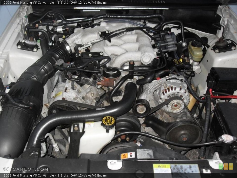 3.8 Liter OHV 12-Valve V6 Engine for the 2002 Ford Mustang #43414868