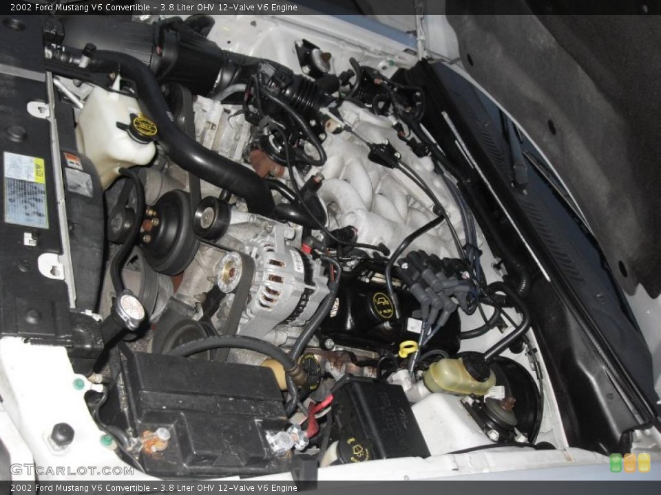 3.8 Liter OHV 12-Valve V6 Engine for the 2002 Ford Mustang #43414892