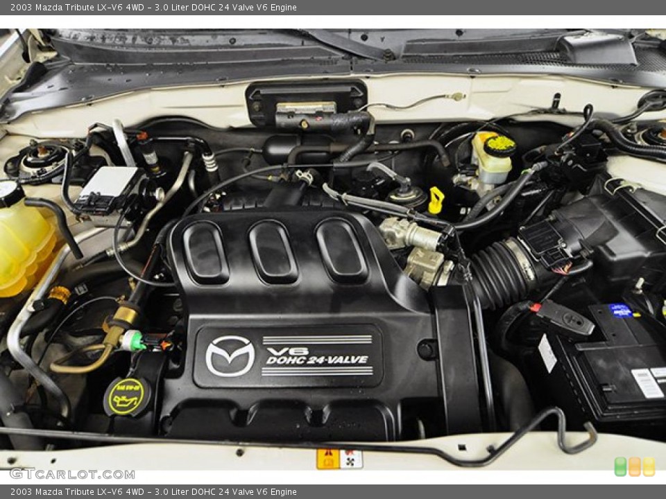 3.0 Liter DOHC 24 Valve V6 Engine for the 2003 Mazda Tribute #43419500