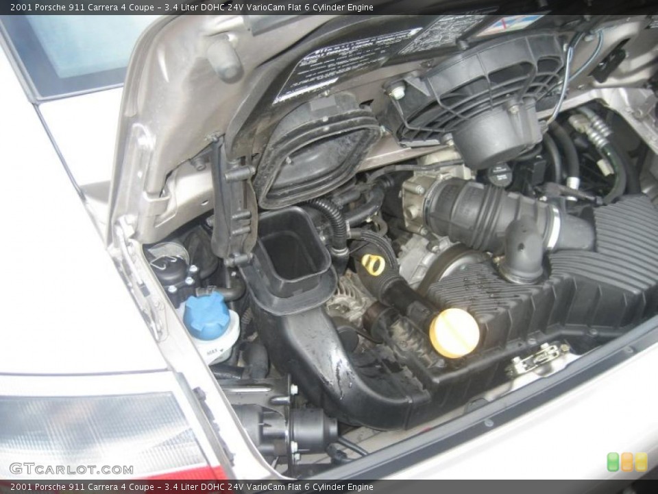 3.4 Liter DOHC 24V VarioCam Flat 6 Cylinder Engine for the 2001 Porsche 911 #43426997