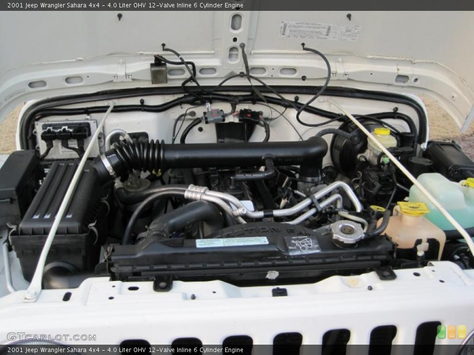 4.0 Liter OHV 12-Valve Inline 6 Cylinder Engine for the 2001 Jeep Wrangler #43430001