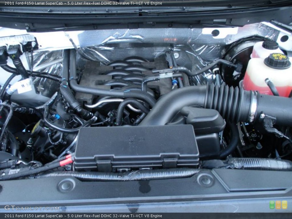 5.0 Liter Flex-Fuel DOHC 32-Valve Ti-VCT V8 Engine for the 2011 Ford F150 #43432575