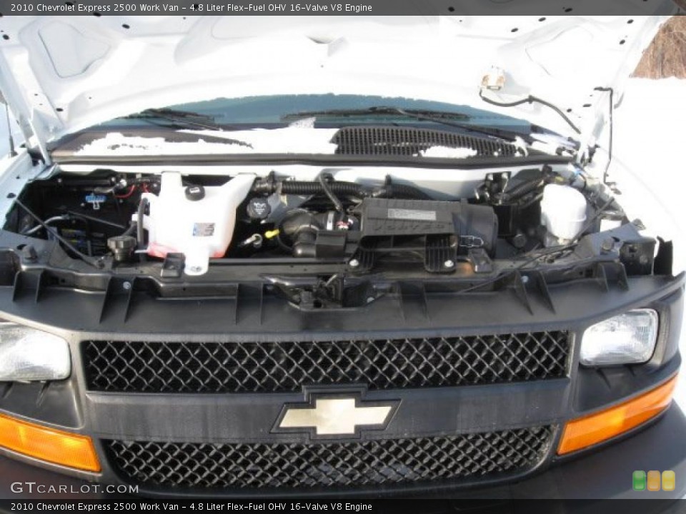 4.8 Liter Flex-Fuel OHV 16-Valve V8 Engine for the 2010 Chevrolet Express #43433791