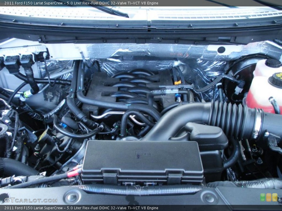 5.0 Liter Flex-Fuel DOHC 32-Valve Ti-VCT V8 Engine for the 2011 Ford F150 #43435007