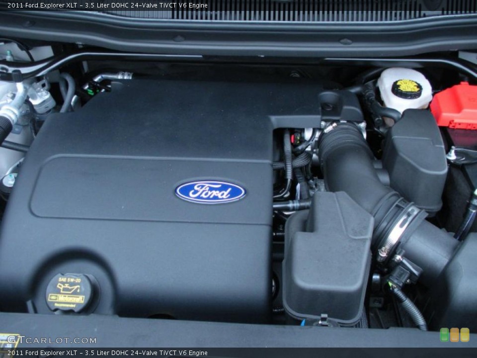 3.5 Liter DOHC 24-Valve TiVCT V6 Engine for the 2011 Ford Explorer #43435235