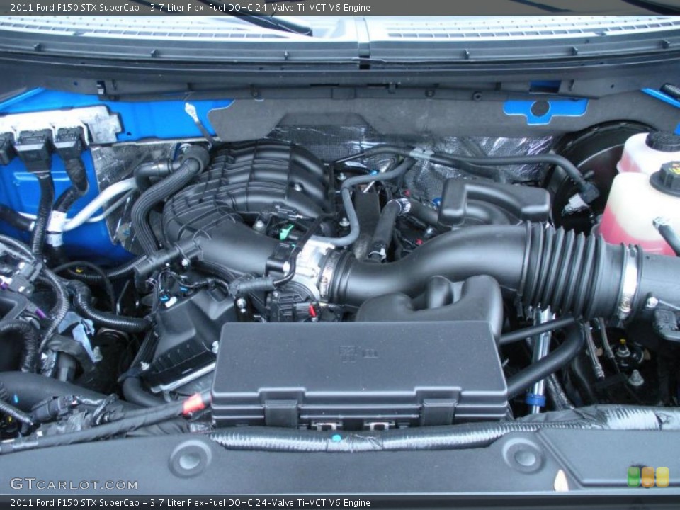 3.7 Liter Flex-Fuel DOHC 24-Valve Ti-VCT V6 Engine for the 2011 Ford F150 #43435427