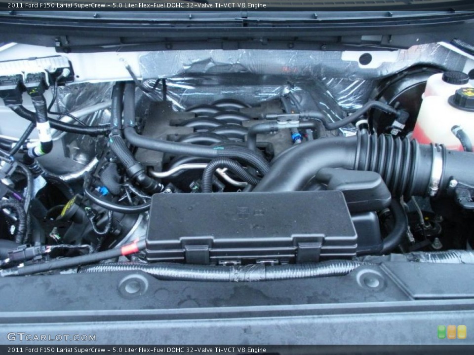 5.0 Liter Flex-Fuel DOHC 32-Valve Ti-VCT V8 Engine for the 2011 Ford F150 #43436231