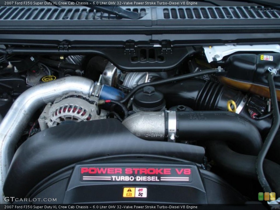 6.0 Liter OHV 32-Valve Power Stroke Turbo-Diesel V8 Engine for the 2007 Ford F350 Super Duty #43437726